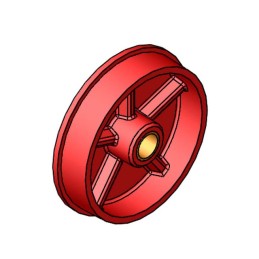 POULIE NUE BAGUEE Ø 320 TYPE CC