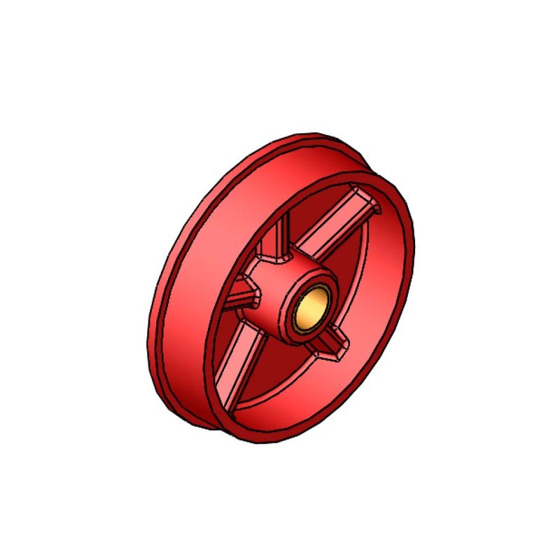 POULIE NUE BAGUEE Ø 320 TYPE CC