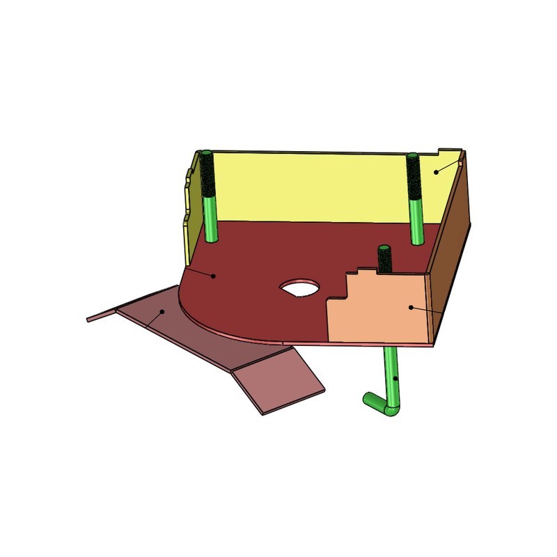 CARTER DE POULIE CHAINE  CARREE NU MI NM