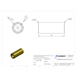 BAGUE BRONZE 40/30 HT95 PR SOV CC