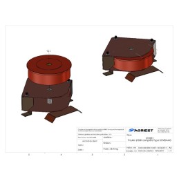 POULIE CPLTE Ø 340 CC SOV