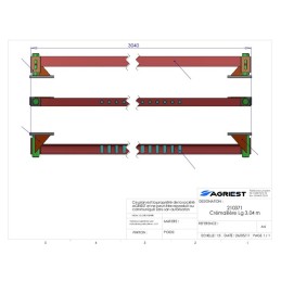 CREMAILLERE POUR ALT ERNATIF CU LG 3040
