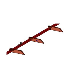 BARRE CPLTE PALETTES TS LES M LG 420 D (barre e 3m)