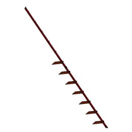 BARRE CPLTE PALETTES TS LES M LG 420 G (barre e 3m)