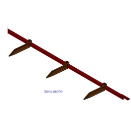 BARRE CPLTE PALETTES TS LES 0.85M LG420D (bar rre 2 6m)