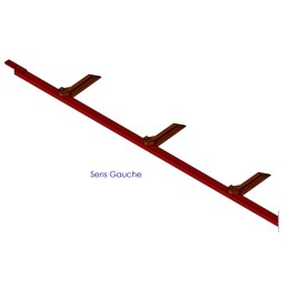 BARRE CPLTE PALETTES TS LES 0.85M LG420G (bar rre 2 6m)