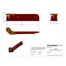 PALETTE ALT.2PIECES CUMA CAN 0.45M G