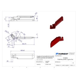 PALETTE ALT.2PIECES CUMA CAN 0.45M G