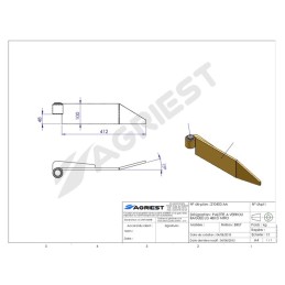 PALETTE A VERROU BAGUEE LG480 D MI