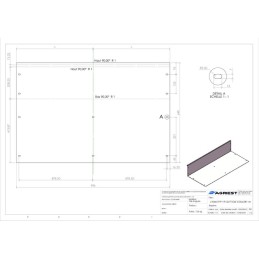 TYP 19T/521T TOLE COULOIR 1M