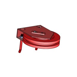 POULIE CPLTE Ø 250 CM SAM N.MOD 180°