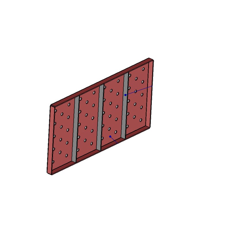 TYP 327T GRILLE A PURIN  ACIER GALVA