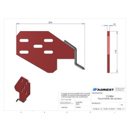 TYP 809T FOURCHETTE  DE RACLEUR