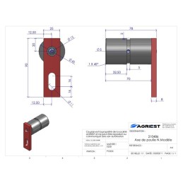 TYP 819T AXE DE POUL IE TYPE SAM N.M