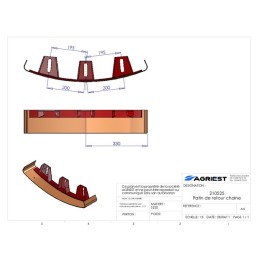 TYP 502T PATIN RETOU R DE CHAINE