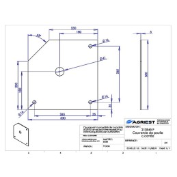 TYP 663T COUVERCLE C ARTER POULIE CC