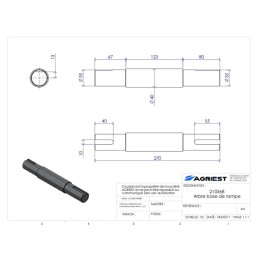 ARBRE BASE DE RAMPE  218A
