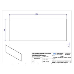 TYP 286A TOLE DE FOND BASE DE RAMPE
