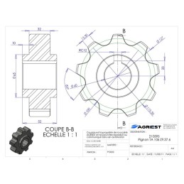 PIGNON TA106.Z9 PAS 37.6