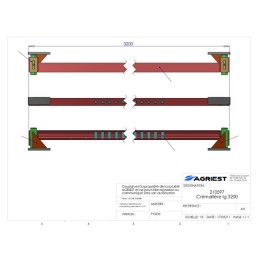 CREMAILLERE TA LG 3.20M