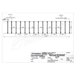 TAPIS TYPE LUC CASTOR60/PHENIX80/MILAN 80G 15 B CH Ø10 EA 1305