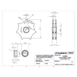 NOIX 10X30.5 7 EMP MECANO Ø 35 LUC