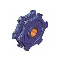 NOIX 10X35 6 EMP ACIER ETROITE Ø 35 BAGUEE AU D