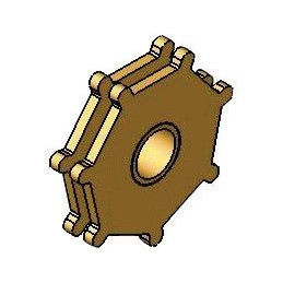 NOIX 8X28 7 EMP ACIER Ø 35 LUC