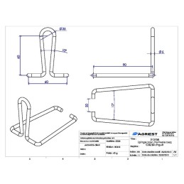 EPINGLE BLOC MANIVELLE BEQ.C50/60 ZINGUE