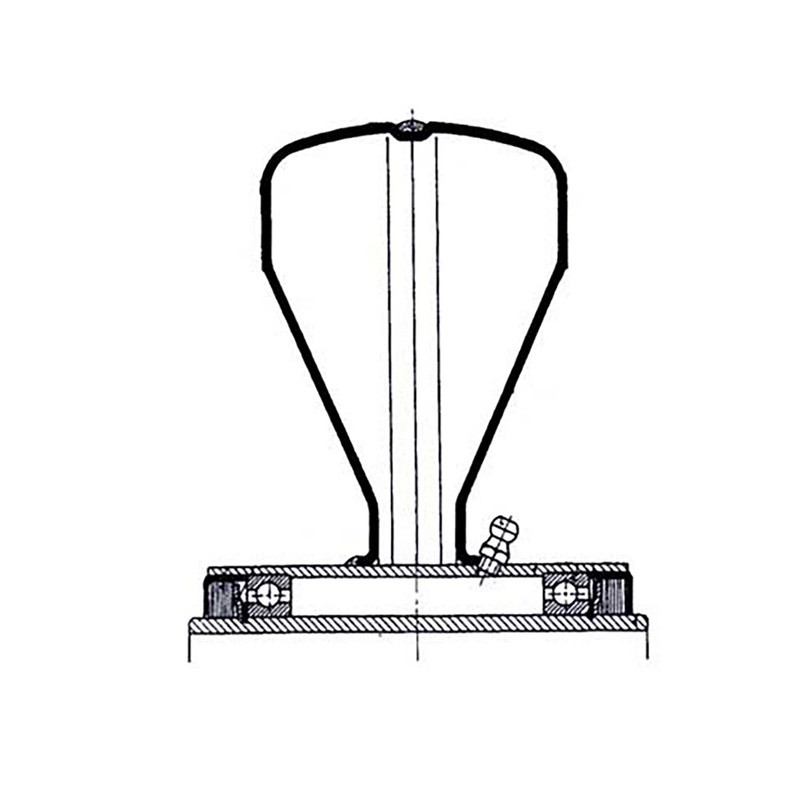 ROUE BALLON 280X80X2,5 BOMBE LISSE TRELLEBORG