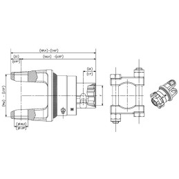 ROUE LIBRE ROTATION A DROITE CR30,2X92 1"3/4 6C VB