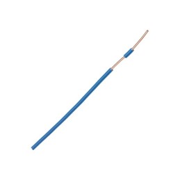 FIL RIGIGE 1,5mm² BLEU H07VU ROULEAU DE 25M