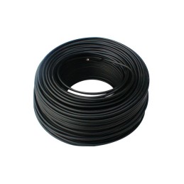 FIL RIGIGE 1,5mm² NOIR H07VU ROULEAU DE 100M