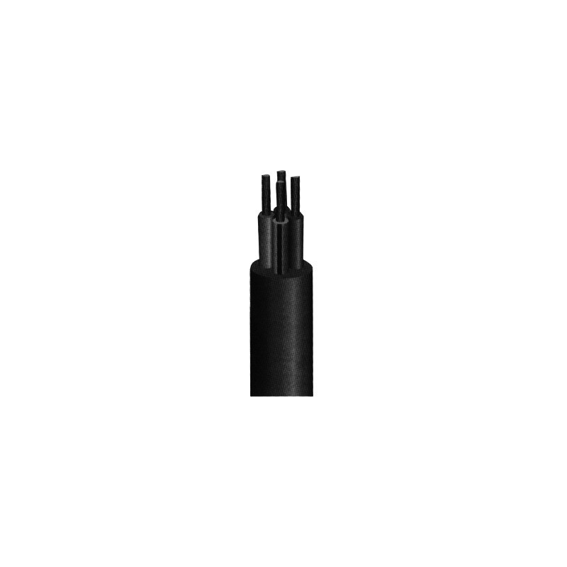 CABLE RIGIDE 4X2,5mm² NOIR U1000RO2V LE METRE
