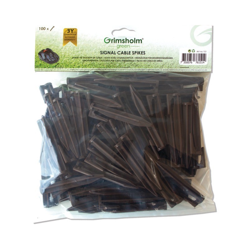 CLOUS DE FIXATION DE CABLE ROBOT SACHET DE 100