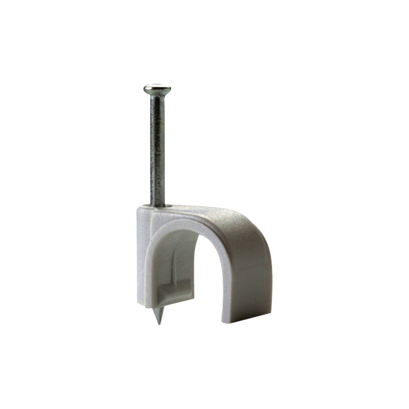 ATTACHE PLASTIQUE AVEC CLOU GRIS DIAMETRE 7 BOITE DE 100