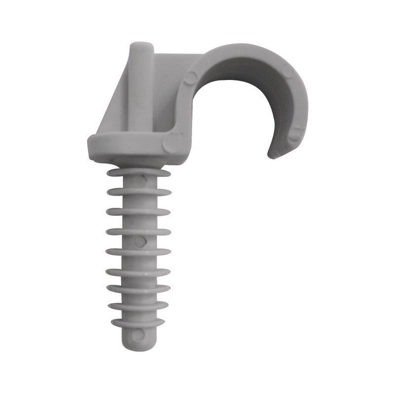 FIXE TUBE GRIS DIAMETRE 16 SACHET DE 10