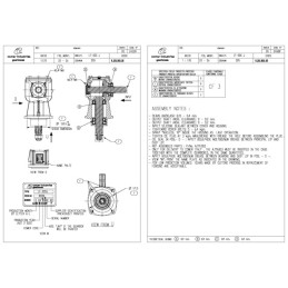 BOITIER DE GYRO 35CV 1/1,92 1"3/8 LF-205J COMER