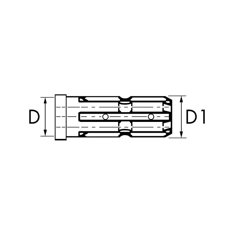 MANCHON PROLONGATEUR MALE 6C 1''3/8 FEMELLE 6C 1''1/8