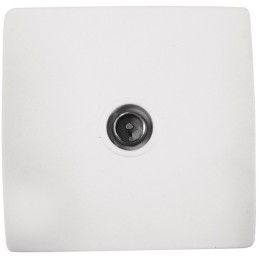 PRISE TV M 9,52 VIS+GRIFFES DIWONE BLANC