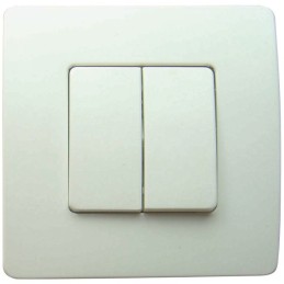 DOUBLE VA & VIENT VENUS BORNES AUTO BLANC