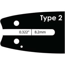 GUIDE CHAINE 25 CM PAS 1/4 JAUGE  1.1 POUR STIHL