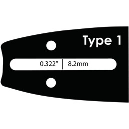 GUIDE CHAINE 30 CM PAS 3/8 JAUGE 1.1 POUR HUSQVARNA
