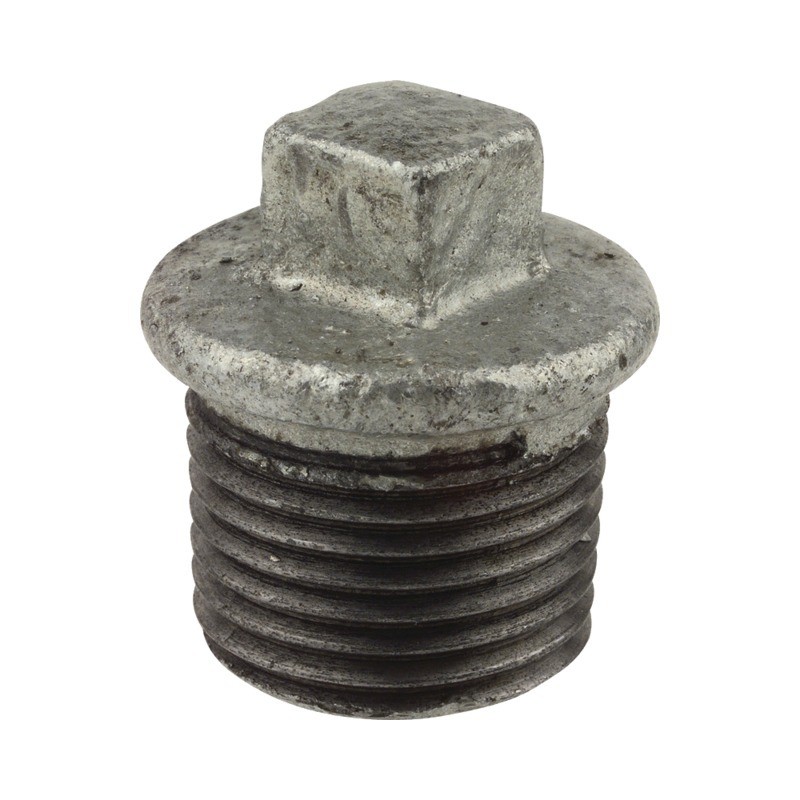 BOUCHON MALE TETE CARREE 3/8" NOIR