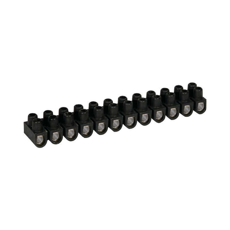 DOMINOS NOIR 4MM² BARRETTE DE 12