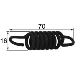 RESSORT ANTI VIBRATION POUR PARTNER 351|370|420