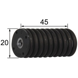 RESSORT CARTER AVANT POUR HUSQVARNA|JONSERED