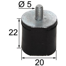 SILENTBLOC POUR STIHL 010|011|012|015 (11167909600)