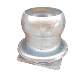 MANCHON SPHERE ET BRIDE  Ø 100 4 "