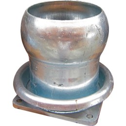 MANCHON SPHERE ET BRIDE  Ø 150  6 "